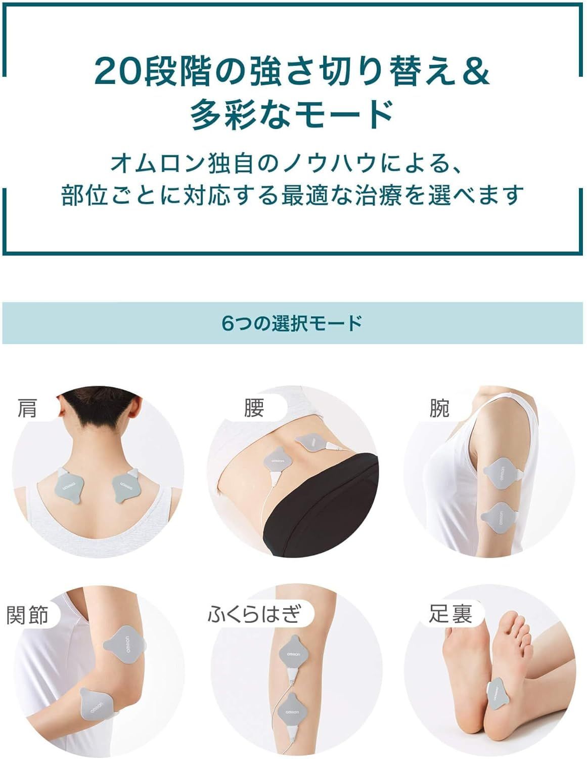 오므론 온열 저주파 치료기 HV-F312 화이트