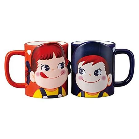 Fujiya Peko-chan Mugs Pair 300ml