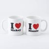 디즈니 미키 & 미니 키스 머그컵 세트 2개입 300ml