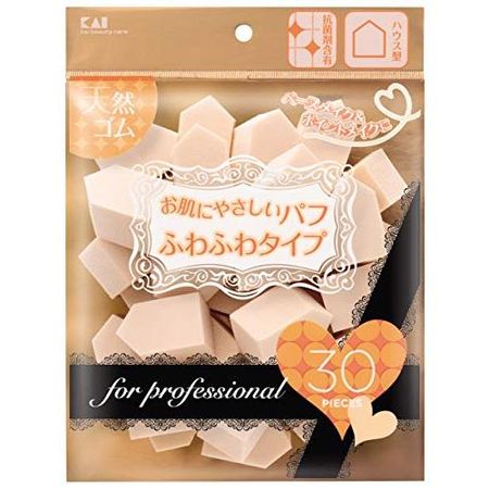 Kai Corporation Professional Foundation Puff Block Type