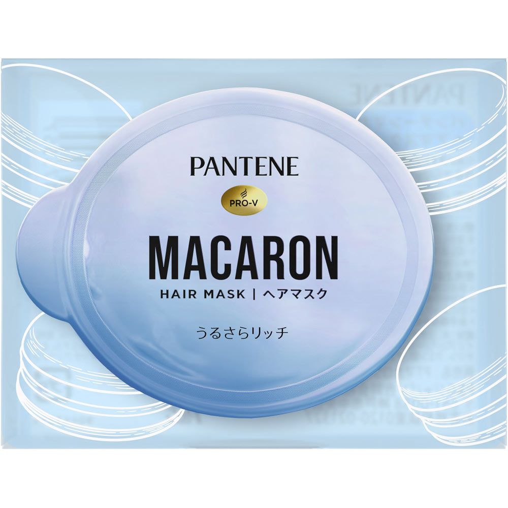 P&G Japan Pantene Macaron Hair Mask Moist & Silky Rich Trial (1 piece, 12 mL)