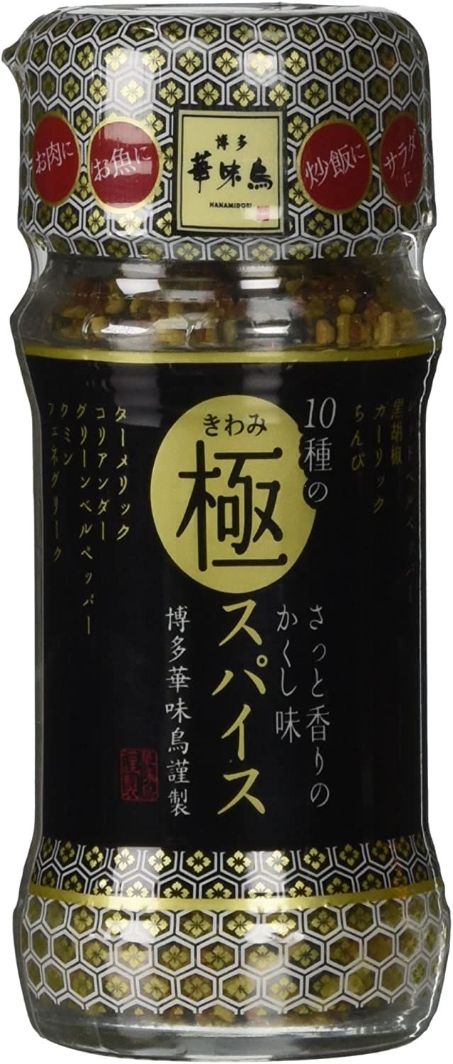 Trizen Foods Hakata -flavored bird 10 kinds of pole spices 60g ｜ DOKODEMO