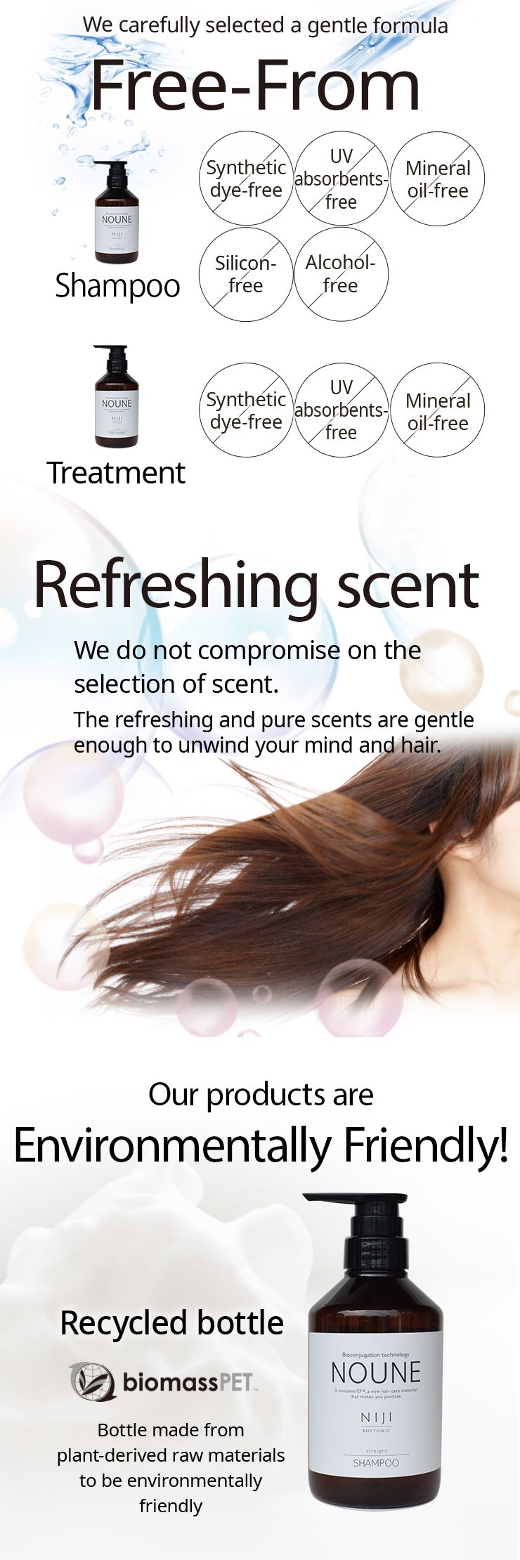 NOUNE Straight Shampoo 400ml