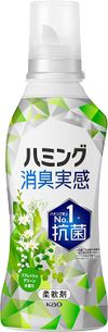 花王Humming 除臭衣物柔軟劑，清新綠香，510ml