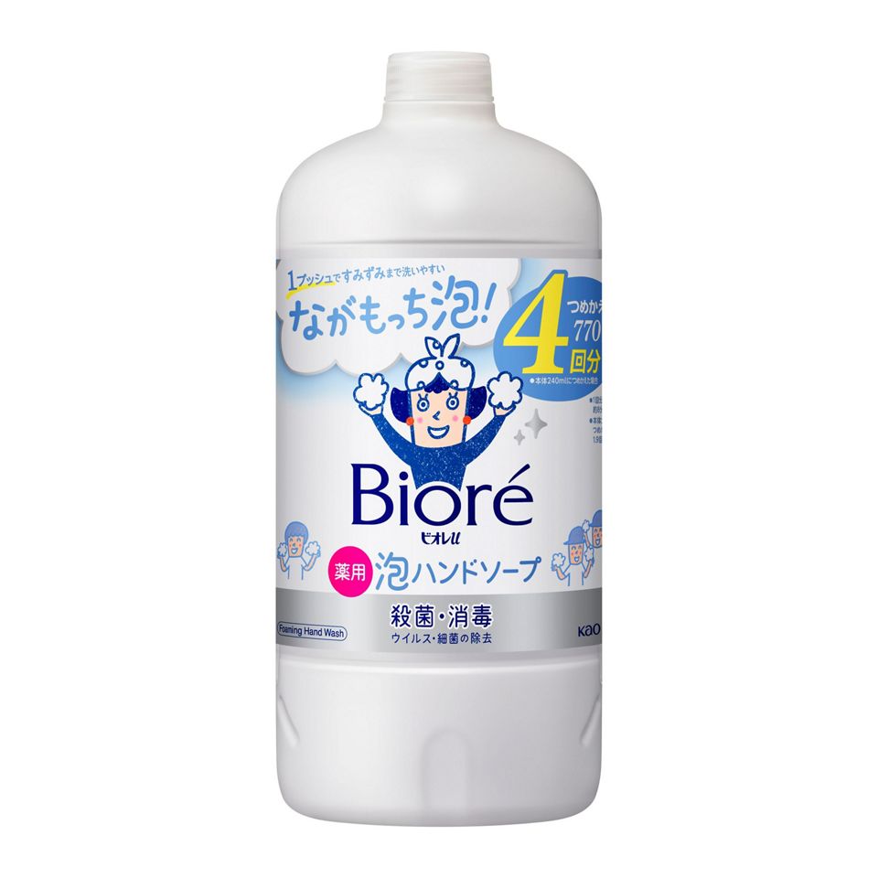 花王 Bioré蜜妮 Kao Biore U泡沫手肥皂溫和的柑橘填充770ml