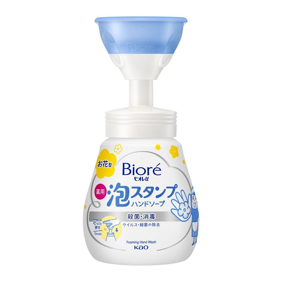 Kao Biore U Foam Stamp Hand Soap Flowers 240ml