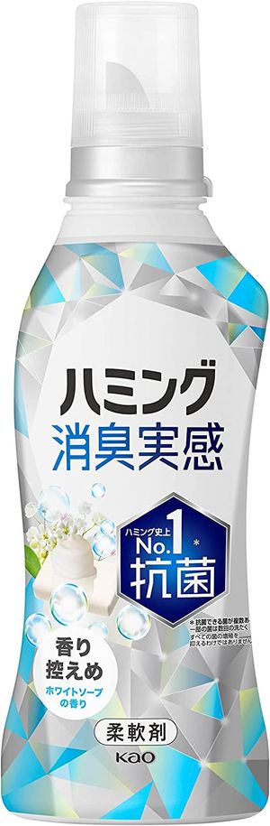 花王 ハミング消臭実感 香り控えめホワイトソープの香り 本体 510ml