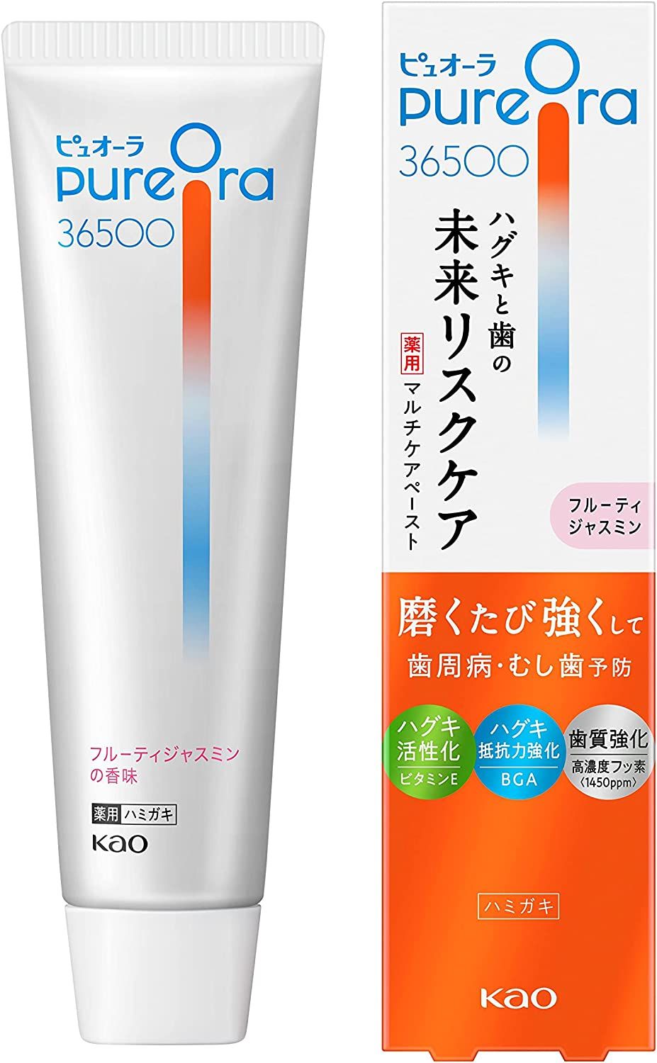 花王PureOra 36500 藥用多功能護理膏牙膏果味茉莉花 85g