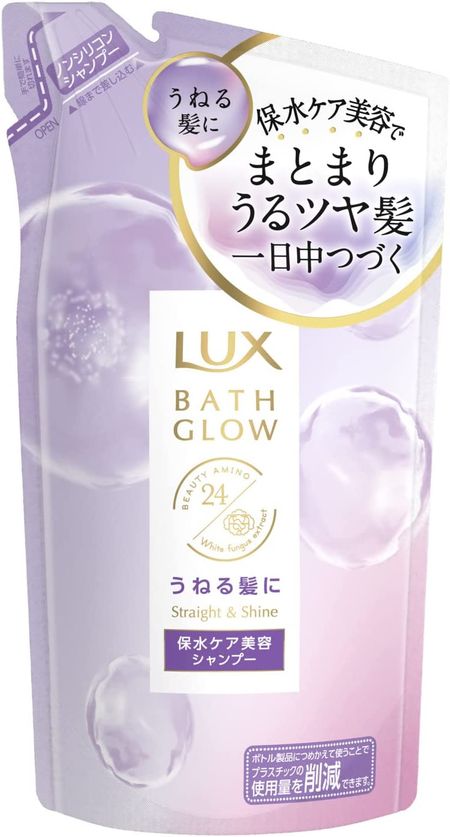 联合利华日本勒克斯（Lux）低音发光和光泽洗发水重新填充350克