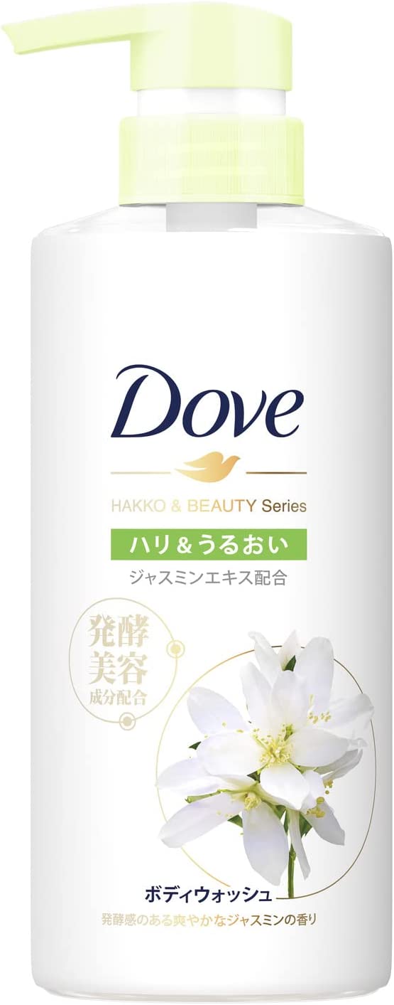 unilever DOVE/多芬 聯合利華日本 Dove多芬身體沐浴乳 發酵&美肌系列 緊緻保濕型 按壓瓶 480g