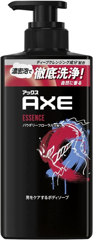 Unilever Japan Ax (Ax) Essence Men (남성) 바디 비누 펌프 370g