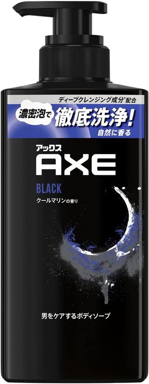 Unilever Japan AXE (Ax) Black Men (Men's) Body Soap Pump 370g