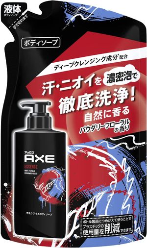 聯合利華日本斧頭（AX）Essence MEN（男士）身體肥皂補充280克