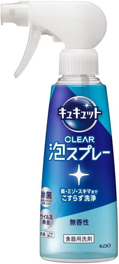 Kao Cucut透明泡沫喷雾剂不友善的身体280ml