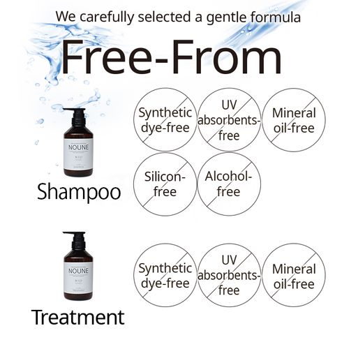 Feature 3. Hypoallergenic, free-from Formula: Reduces the burden on the scalp.
