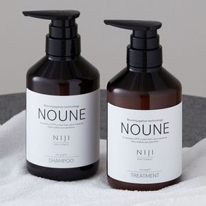 [Duo Set] NOUNE Straight Shampoo & Treatment Set (400ml each)