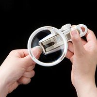 장인의 기술 지름 70mm 돋보기 포함 스테인리스 손톱깎이 G-1224