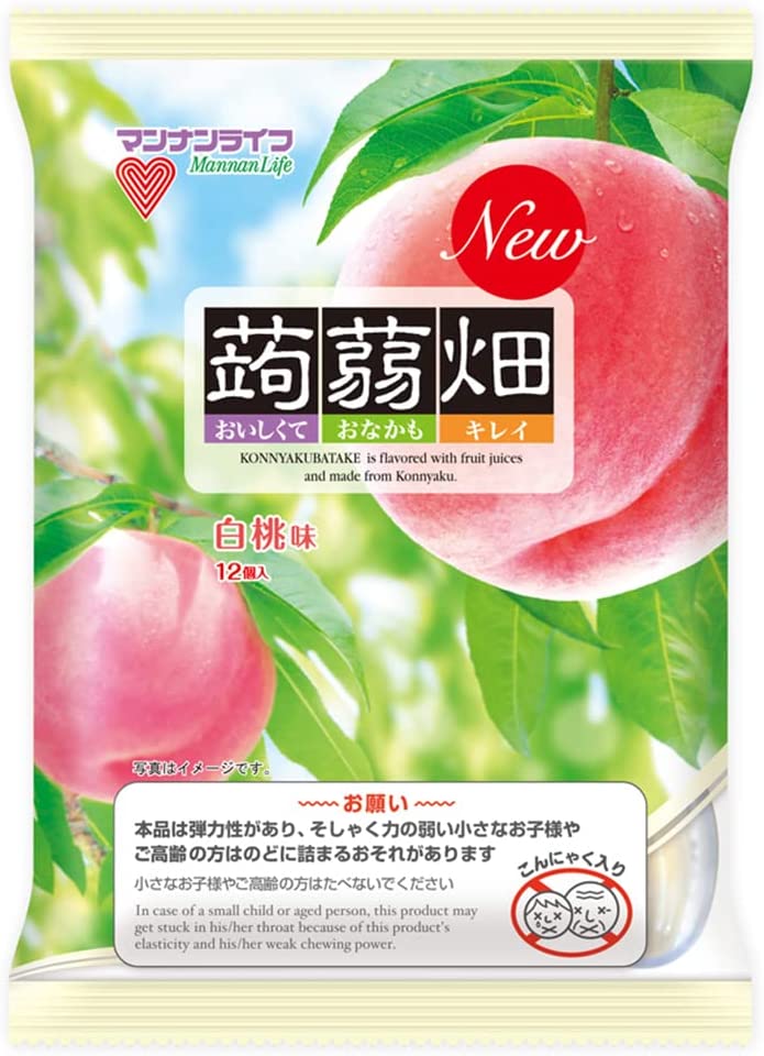 mannanlife 蒟蒻畑 Mannan Life Konjac Field White Peach風味25G x 12件
