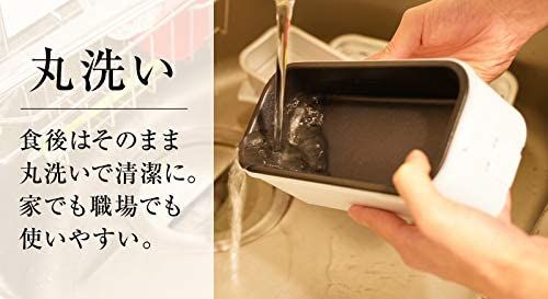 THANKO 2-Tier Ultra-High Speed Lunch Box Rice Cooker TKFCLDRC White