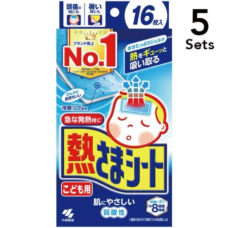 [5入組]小林製藥兒童退燒貼片 16片
