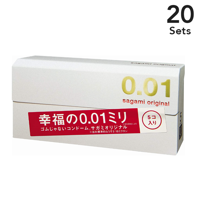 Sagami Original 0.01 Condoms, 20-Pack