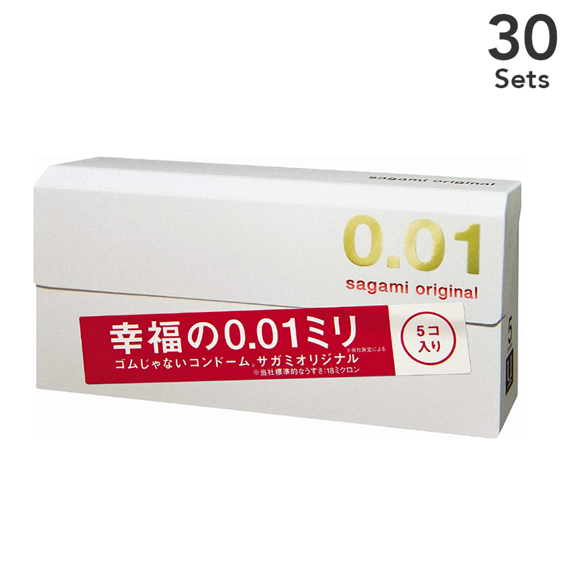 相模橡膠工業 [30套]原始0.01避孕套Sagami