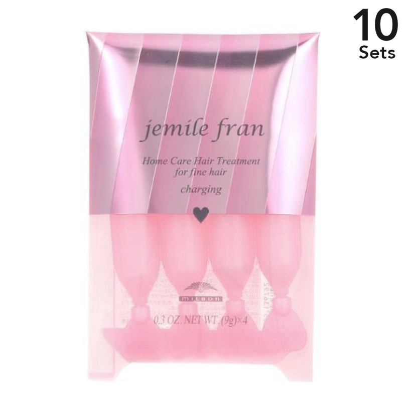 【10개 세트】jemile fran 하트 차징 (9g×4개) 가늘고 힘없는 모발용