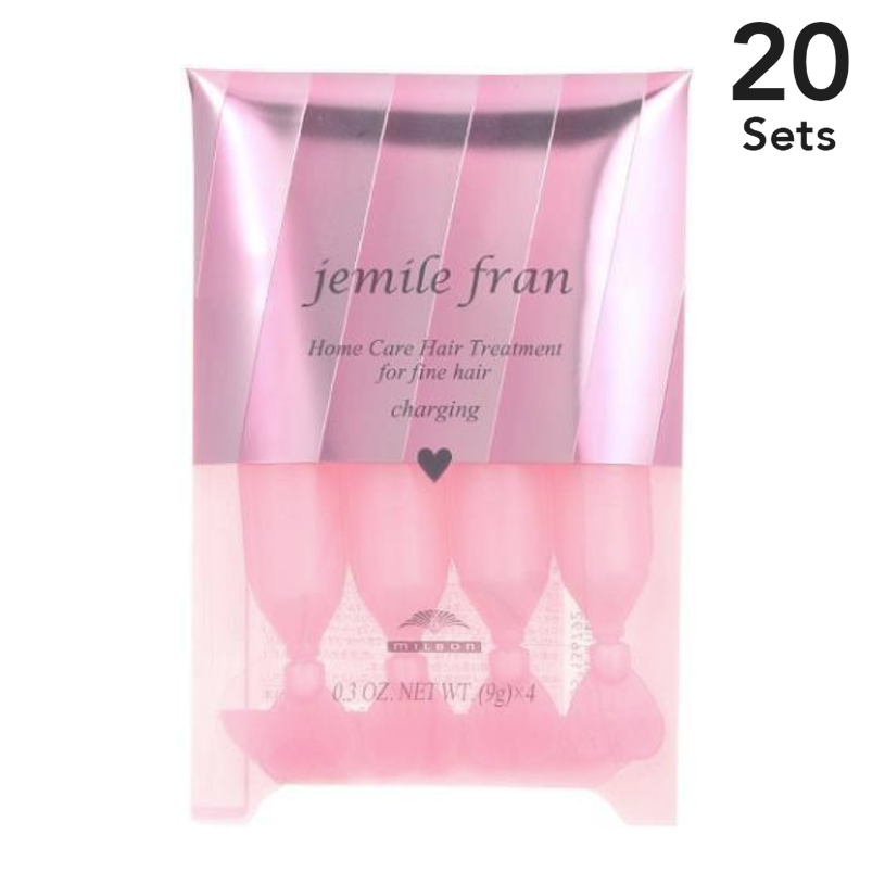[Set of 20] jemile fran Heart Charging (9g × 4 tubes) For Fine Hair