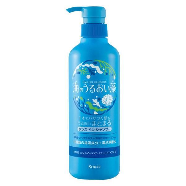 Umi no Uruoi Seaweed Moisturizing Care Rinse-in Shampoo (Pump)