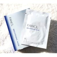 FANCL Brightening Mask, 6 Sheets (21 mL each)