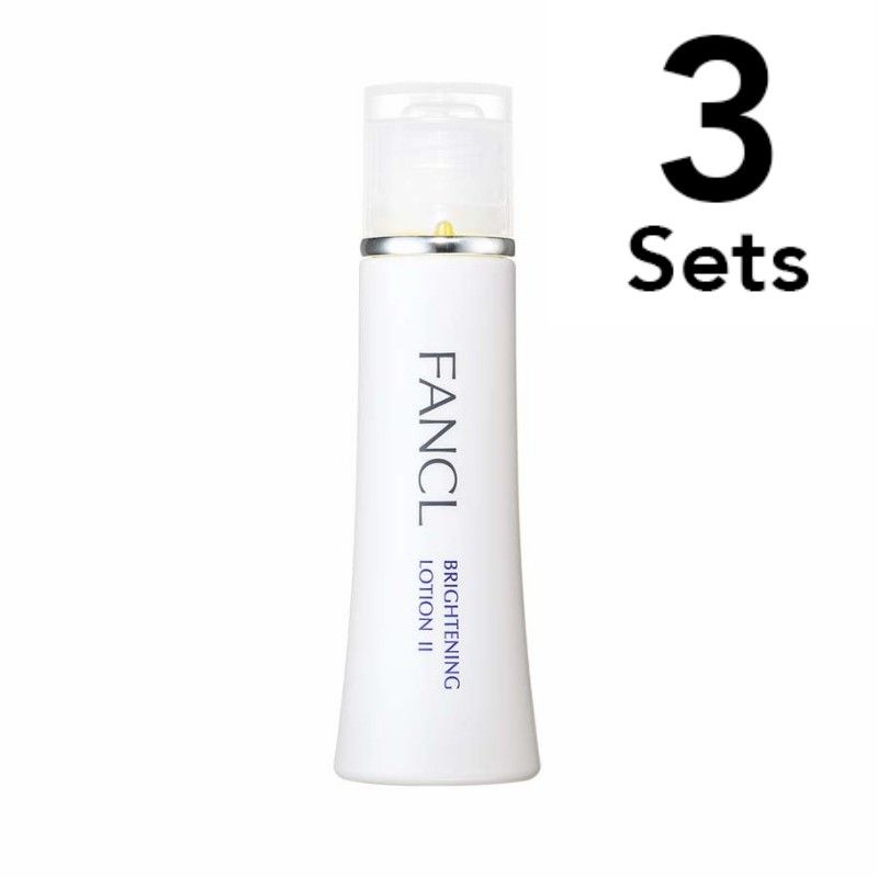 【3개 세트】FANCL 브라이트닝 화장수 II 촉촉 30mL×3개 알뜰 구성