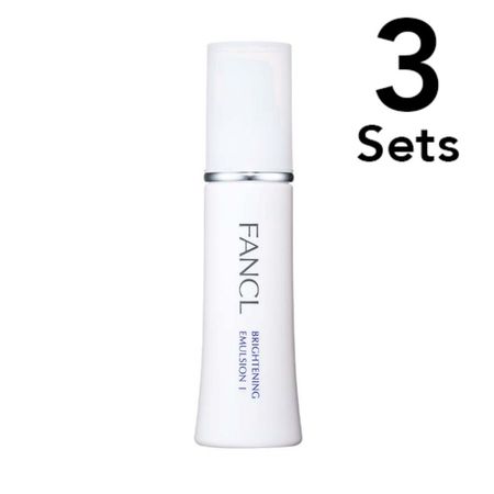 【3개 세트】FANCL 브라이트닝 에멀전 I 산뜻 타입 30mL×3개 실속형