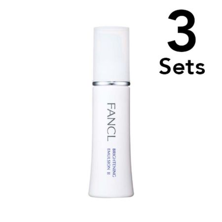 【3個セット】FANCL ブライトニング 乳液 II しっとり  30mL×3本 お徳用
