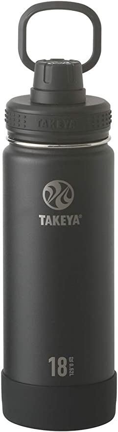 TAKEYA CHEMICAL INDUSTRY TAKEYA Takeya燒瓶活動線水瓶不銹鋼瓶直接飲用涼爽（Onyx）0.52L