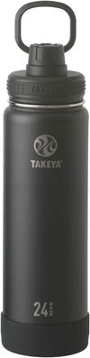 TAKEYA FLASK Active line water bottle stainless steel bottle direct drinker (onyx) 0.7L