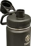 TAKEYA FLASK Active line water bottle stainless steel bottle direct drinker (onyx) 0.7L