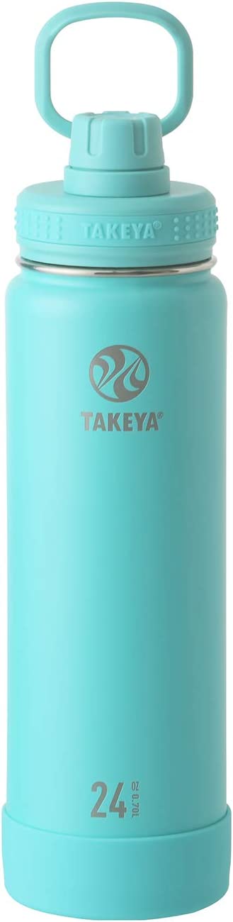 TAKEYA CHEMICAL INDUSTRY TAKEYA Takeya燒瓶活動線水瓶不銹鋼瓶直接飲用器（藍綠色）0.7L
