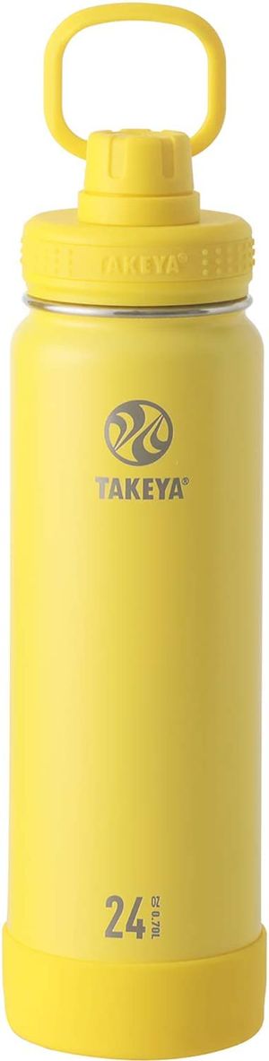 Takeya燒瓶活動線水瓶不銹鋼瓶直接飲用冷卻（太陽能）0.7L