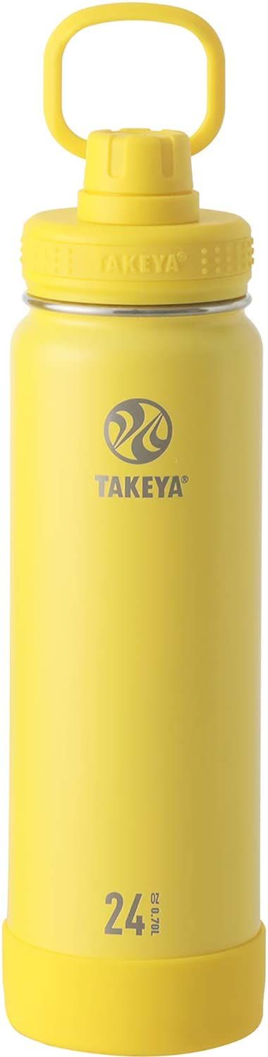 Takeya烧瓶活动线水瓶不锈钢瓶直接饮用冷却（太阳能）0.7L