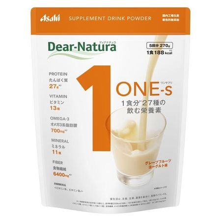 Dear Natura One Supplement Grapefruit Yogurt Flavor 1 piece Asahi Group Foods
