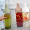 HARIO 冷水壺 濾網式冷泡瓶 耐熱玻璃製 煙燻綠 750ml 日本製