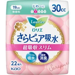 카오 로리에 사라퓨어 초흡수 슬림 30cc 22매
