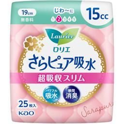 Kao Lorier Pure Super Absorption Slim 15cc 25 pieces