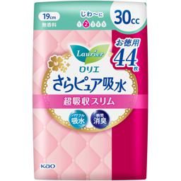 花王Laurier/蕾妮雅 Sara Pure 超薄吸水洗手液 30cc 44片