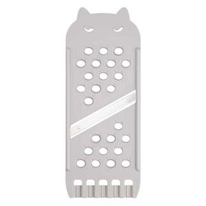 KAI Nyammy Cat-Shaped Slicer, Warm Gray, 1 pc