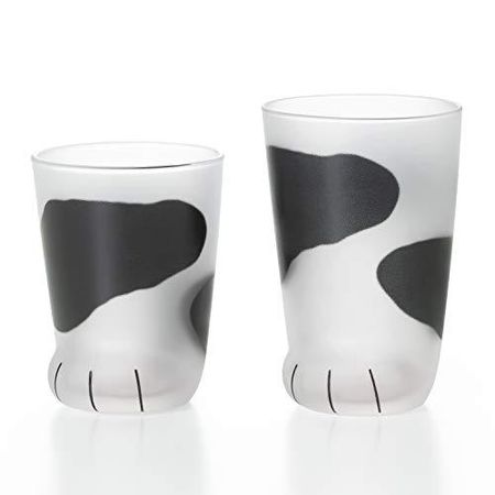 Aderia Coconeco Pair of Glasses, Parent and Child Set, Buchi, 230ml and 300ml, Ishizuka Glass