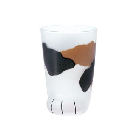 Aderia Coconeko Glass Cup Parent Calico Cat 300ml Gift Box 1 Piece Ishizuka Glass