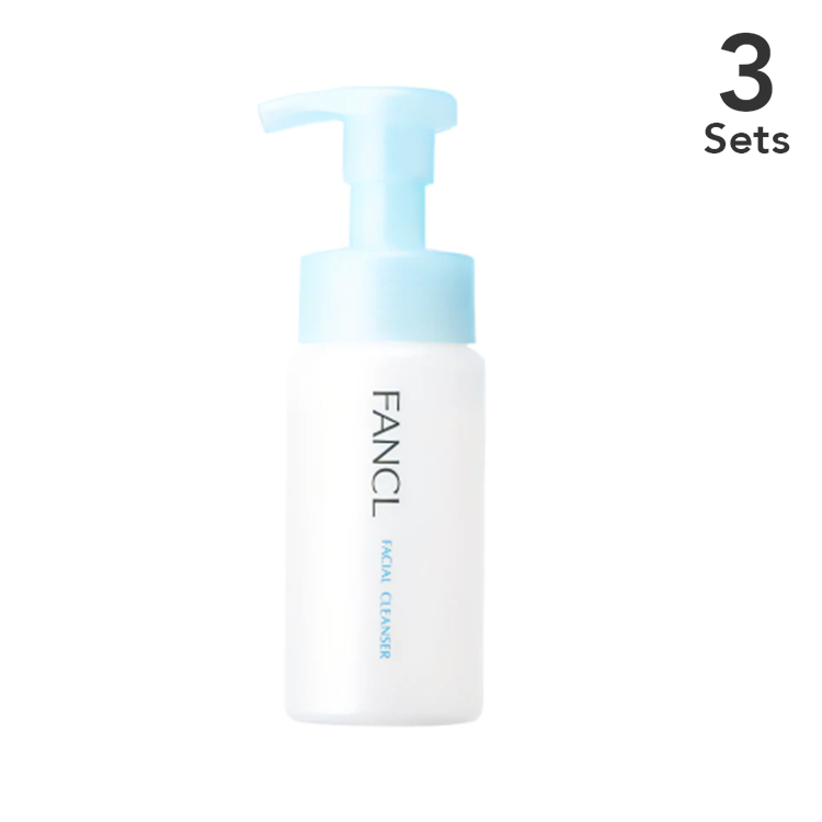 FANCL 【3入組】FANCL（芳珂）純淨保濕泡沫洗面乳 150mL（約60次用量）