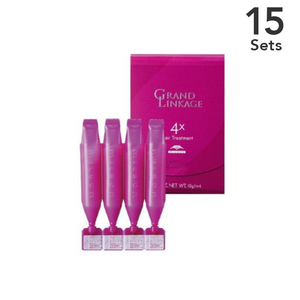 【15個セット】ミルボン グランドリンケージ 4X ヘアトリートメント (9g×4本入) しっとりタイプ (硬毛/くせ毛向け)