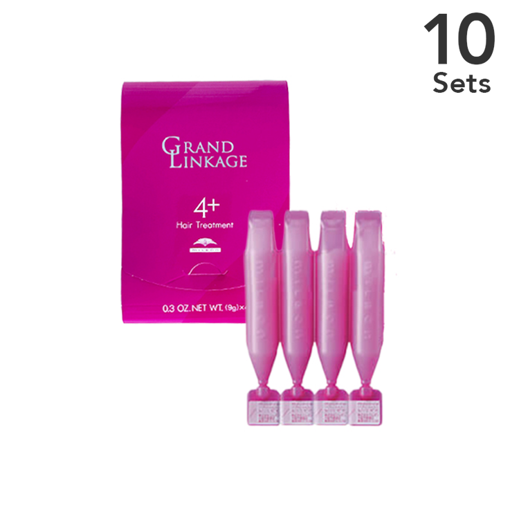 [Set of 10] Milbon Grand Lin Cage 4+ Hair Treatment (9g x 4 pieces) Flexible type (for normal hair)